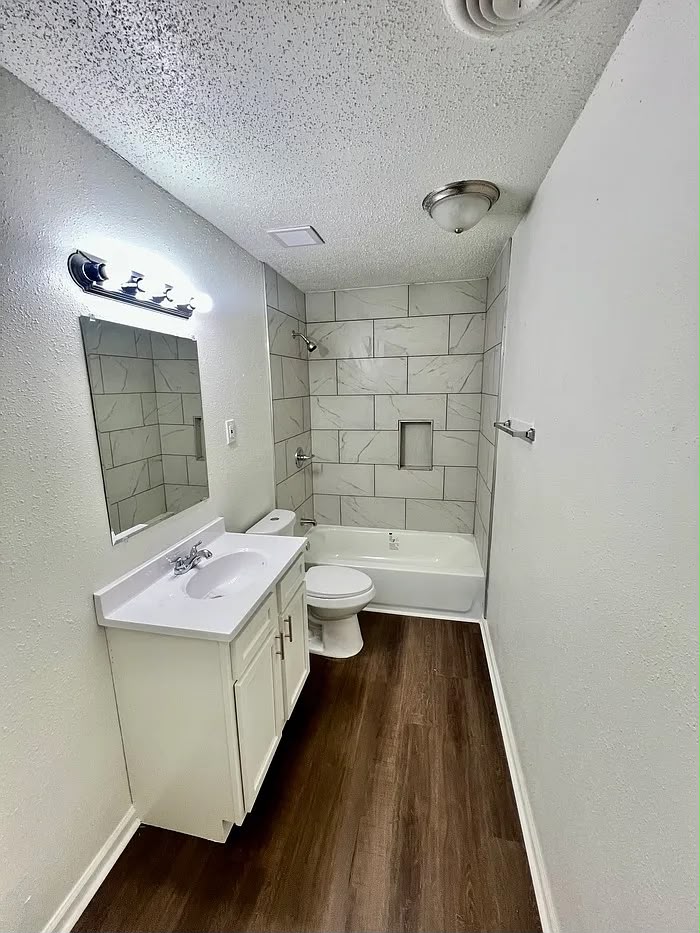 Bathroom with white vanity at 801 Dawn Cove